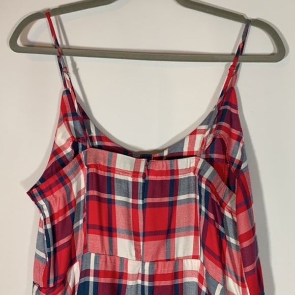 Kismet Red, Blue & White Plaid Mini Dress NWT - Picture 6 of 10